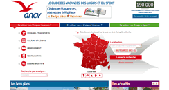 Desktop Screenshot of cheque-vacances-fr.mobi